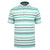 Sub70 Tour Classic Polo Stripe #39 Turquoise/White/Grey