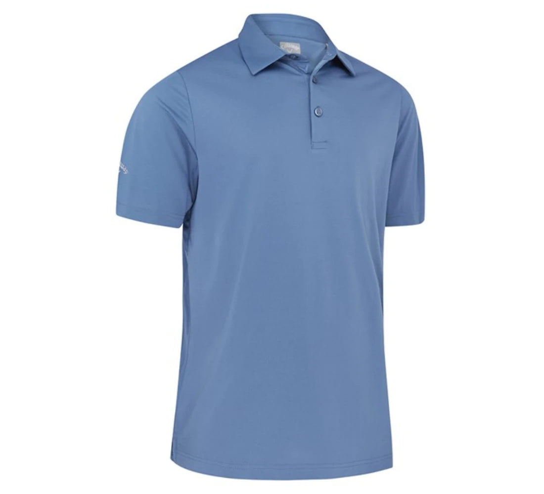 Callaway Men's Swingtech Solid Golf Polo Shirt Moody CGKSA0D7