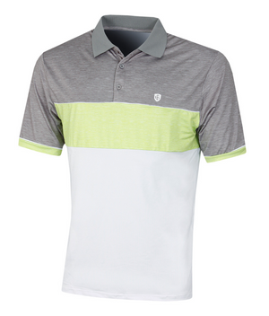 Island Green Mens 2021 IGTS2040 Colour Block Golf Polo Shirt