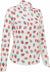 Callaway Ladies Strawberry Print Sun Protection Golf Top - Brilliant White - CGKSC046