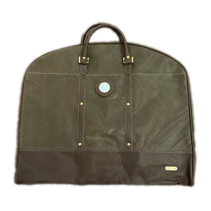 Level 4 Vintage Style Suit Carrier in Tan with Loch Lomond Crest