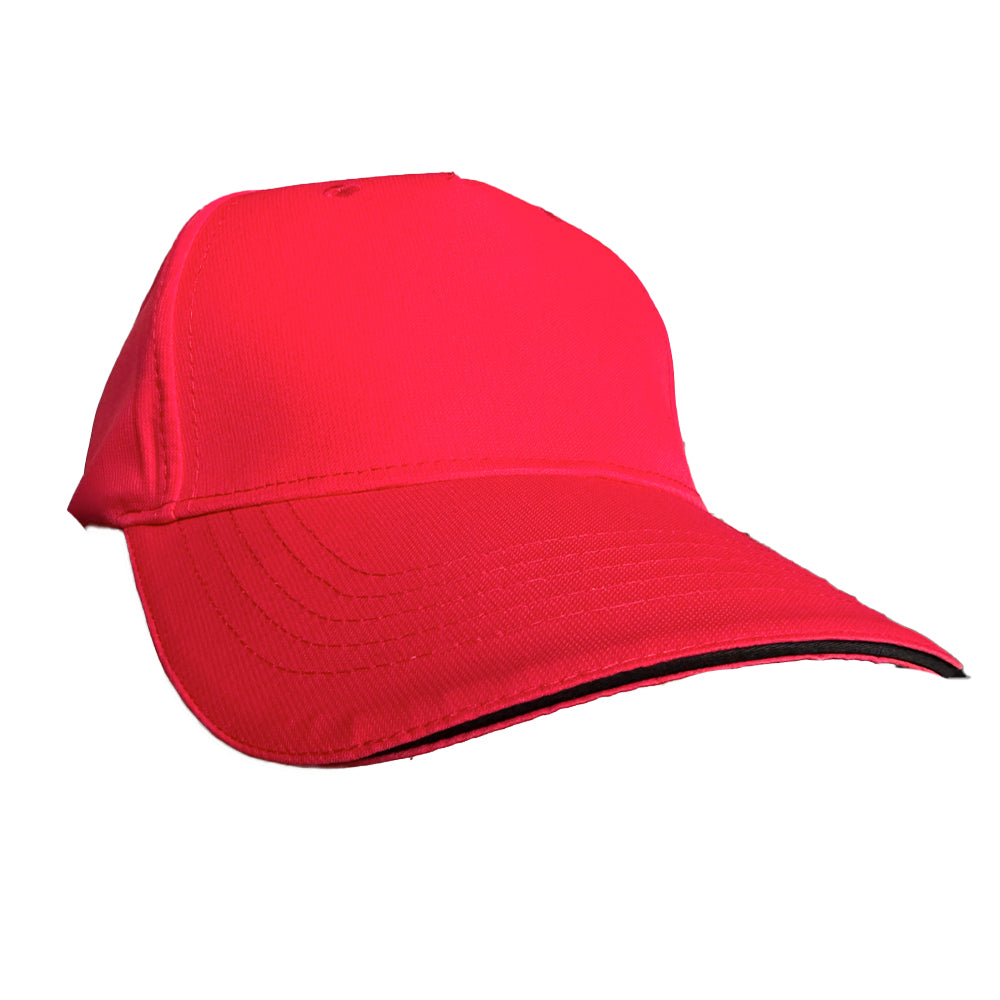 Level 4 Golf Cap in Red/Black Trim - P004⛳️