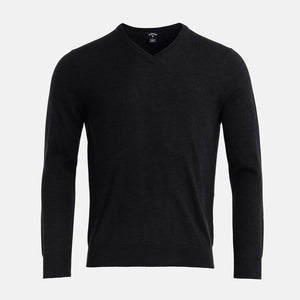 Callaway Mens  Golf Ribbed V-Neck Merino Wool Branded Sweater - CGGR9076⛳️