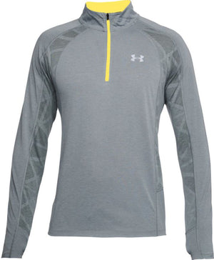 Under Armour Threadborne Swft 1/4 Zip Grey Yellow (207-709) SMALL ONLY