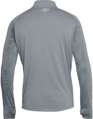 Under Armour Threadborne Swft 1/4 Zip Grey Yellow (207-709) SMALL ONLY