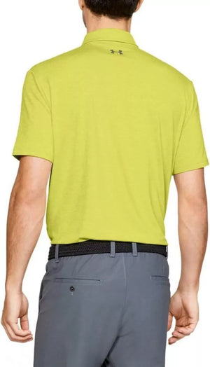 Under Armour  Playoff Polo 2.0 Lima Bean/High/Vis Yellow (037-350) LARGE ONLY