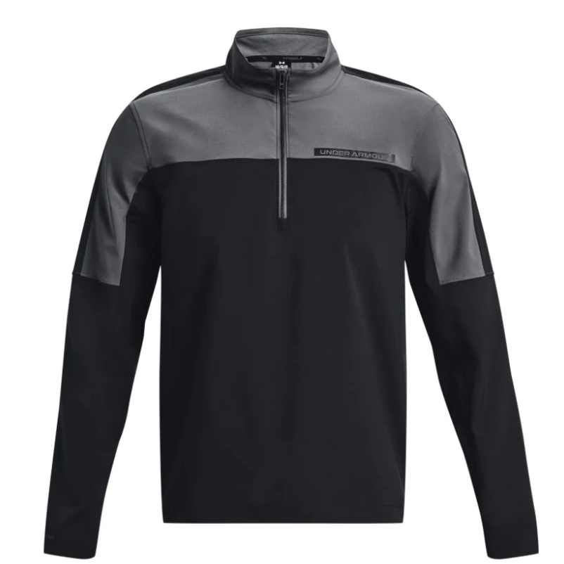 Men's UA Storm Windstrike ½ Zip in Black/Pitch Grey (382-002)⛳️ MEDIUM ONLY