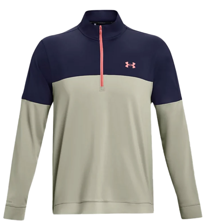 Under Armour Mens Storm Midlayer Half Zip in Grove Green/ Midnight (398-504)⛳️