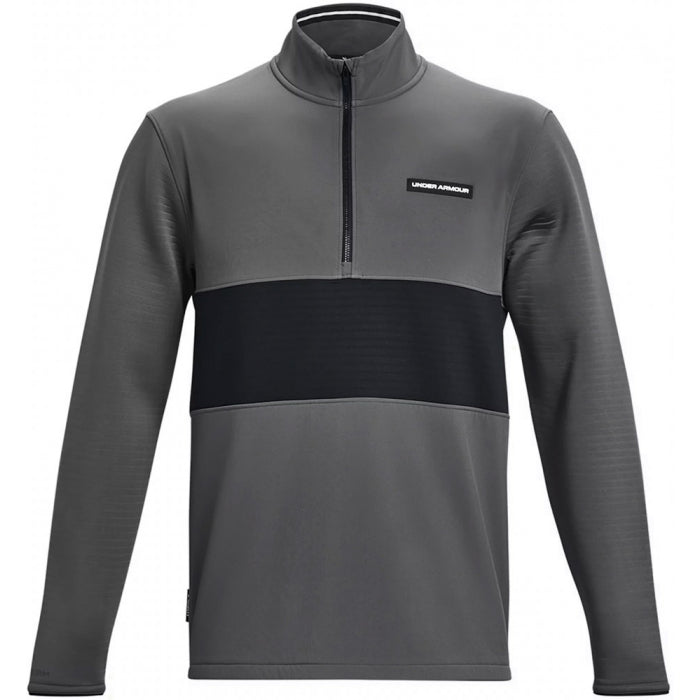 Under Armour Storm Daytona 1/2 Zip in Castlerock/Black (723-025)⛳️ SMALL & MEDIUM