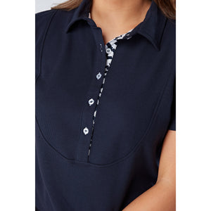 SWING OUT SISTER MARY SHORT SLEEVE SHIRT NAVY