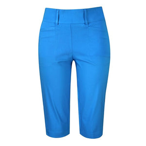 Callaway Ladies Pull-On Stretch Tech Bermuda Golf 15" Shorts - BLUE SEA STAR - CGBSB0X1⛳️