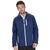 Island Green Waterproof Full Zip Jacket Navy/White - IGJKT1723