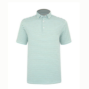 Sub70 Tour Classic Polo Stripe #28 Mint/Light Grey/White Stripe⛳️ (Small Only)