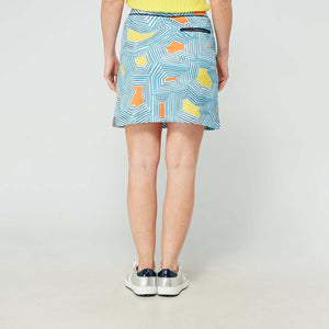 SWING OUT SISTER Lara Print Skort Wave Pattern