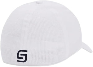 Under Armour Men's Jordan Spieth Golf Hat with ArmourVent Technology - White/Midnight Navy - Large/XL
