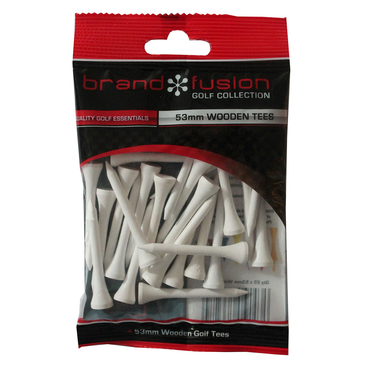 Brand Fusion Brand Fusion Wooden White Golf Tees - Savers Essential Collections