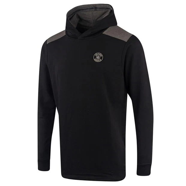Island Green Mens Performance Hoodie IGSWT2130 Black Charcoal Just Golf Online