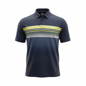 Callaway Golf Mens Fluid Stripe Print Engineered Ventilated Polo Shirt - CGKSD093 - MEDIUM ONLY!!⛳️