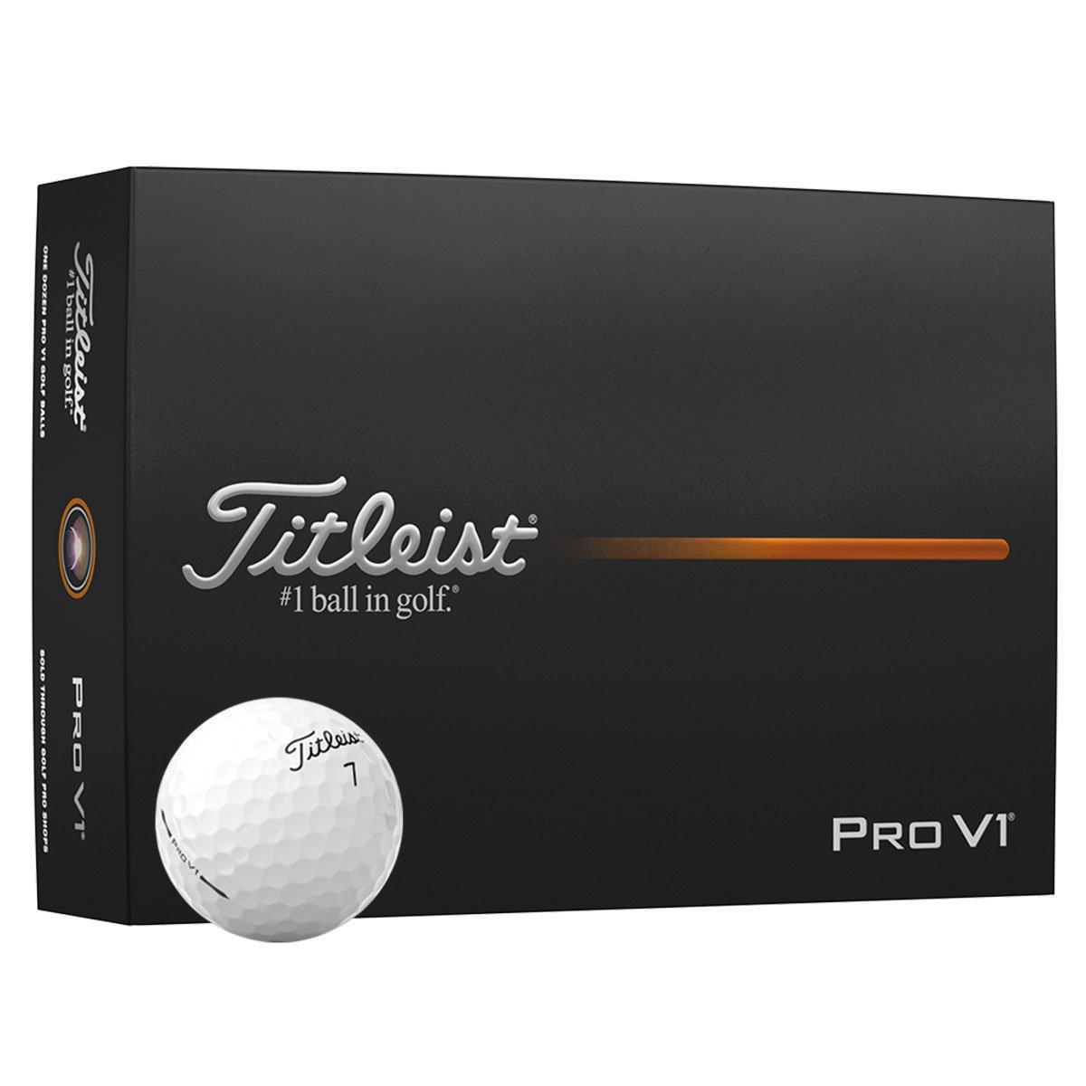 TITLEIST PRO V1 12 GOLF BALL PACK - WHITE