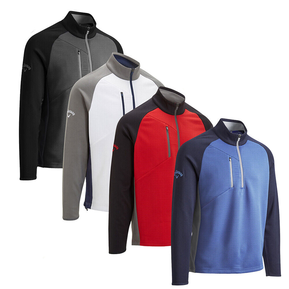 Callaway Midweight Ottoman Men's 1/4 Zip Fleece Golf Sweater - CGKFB047 ⛳️