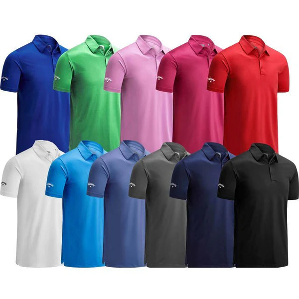 Callaway Men's Swingtech Solid Golf Polo Shirt - CGKSA0D7⛳️