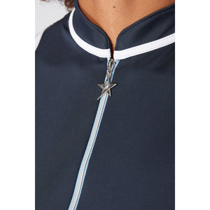 Swing Out Sister Alice Ladies Sleeveless Golf Polo Shirt Navy Blazer