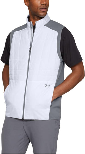 Under Armour Men's Storm Insulated Vest, White/Zinc Grey (360-100) Small Only