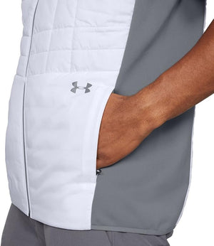 Under Armour Men's Storm Insulated Vest, White/Zinc Grey (360-100) Small Only