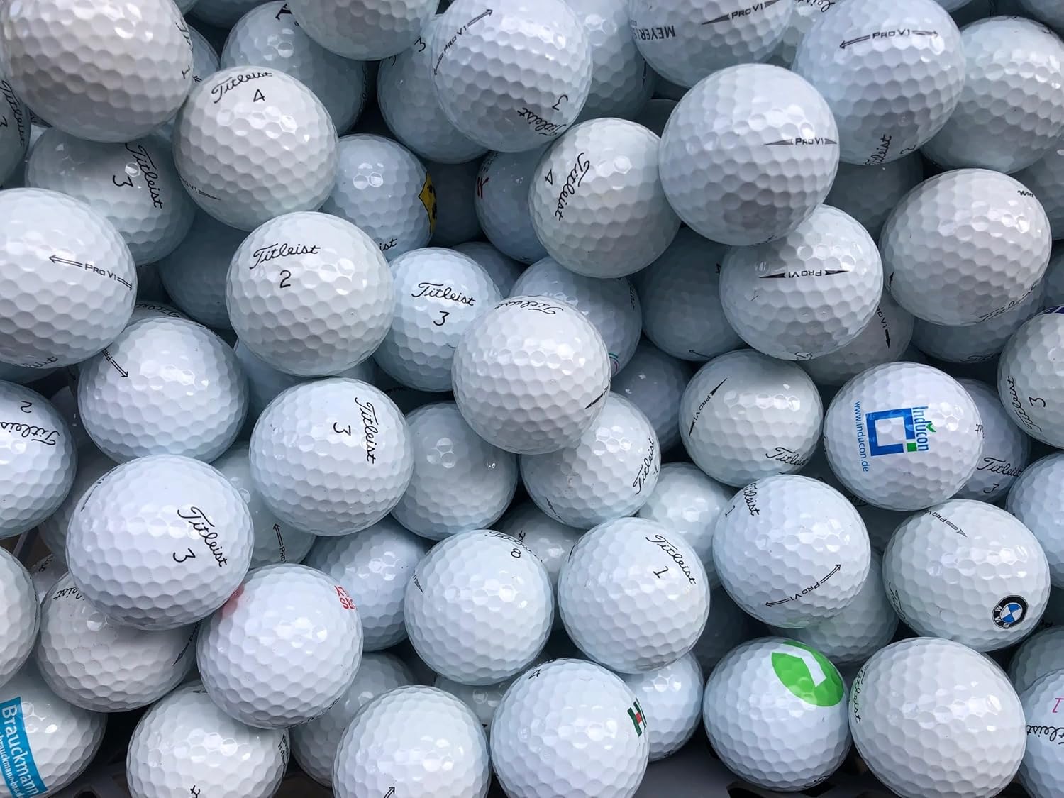 Titleist ProV1 Grade A/B Lakeballs 1 x Dozen