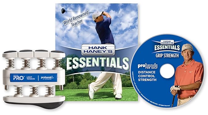 Hank Haney's Essentials Grip Strength DVD & Grip Exerciser⛳️