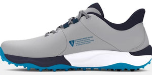 Under Armour UA Drive Pro SL Wide Golf Shoes - Mod Grey/Capri UK 11 ONLY