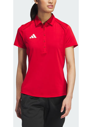 Adidas Women's Team Power Red / White Classic Polo XXL UK 24-26