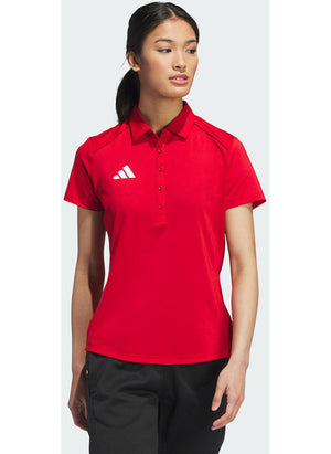Adidas Women's Team Power Red / White Classic Polo XXL UK 24-26