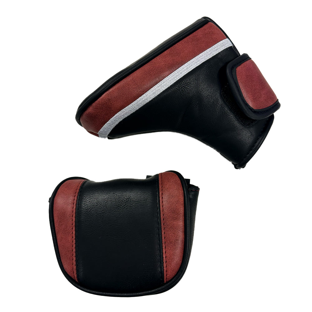 Linton Putter Headcover - Red & Black