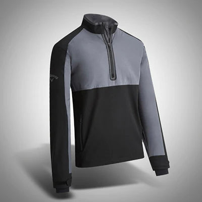 Callaway Golf Mens Golf 1/2 Zip Block Water Resistant Wind Jacket - CGRF90D4GG⛳️