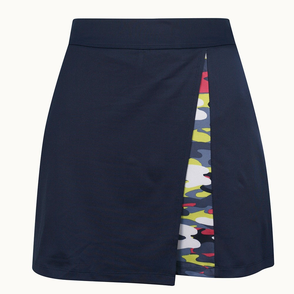 Callaway Ladies Multi-Colour Camo 17" Wrap Skort - Peacoat - CGKBSD06⛳️