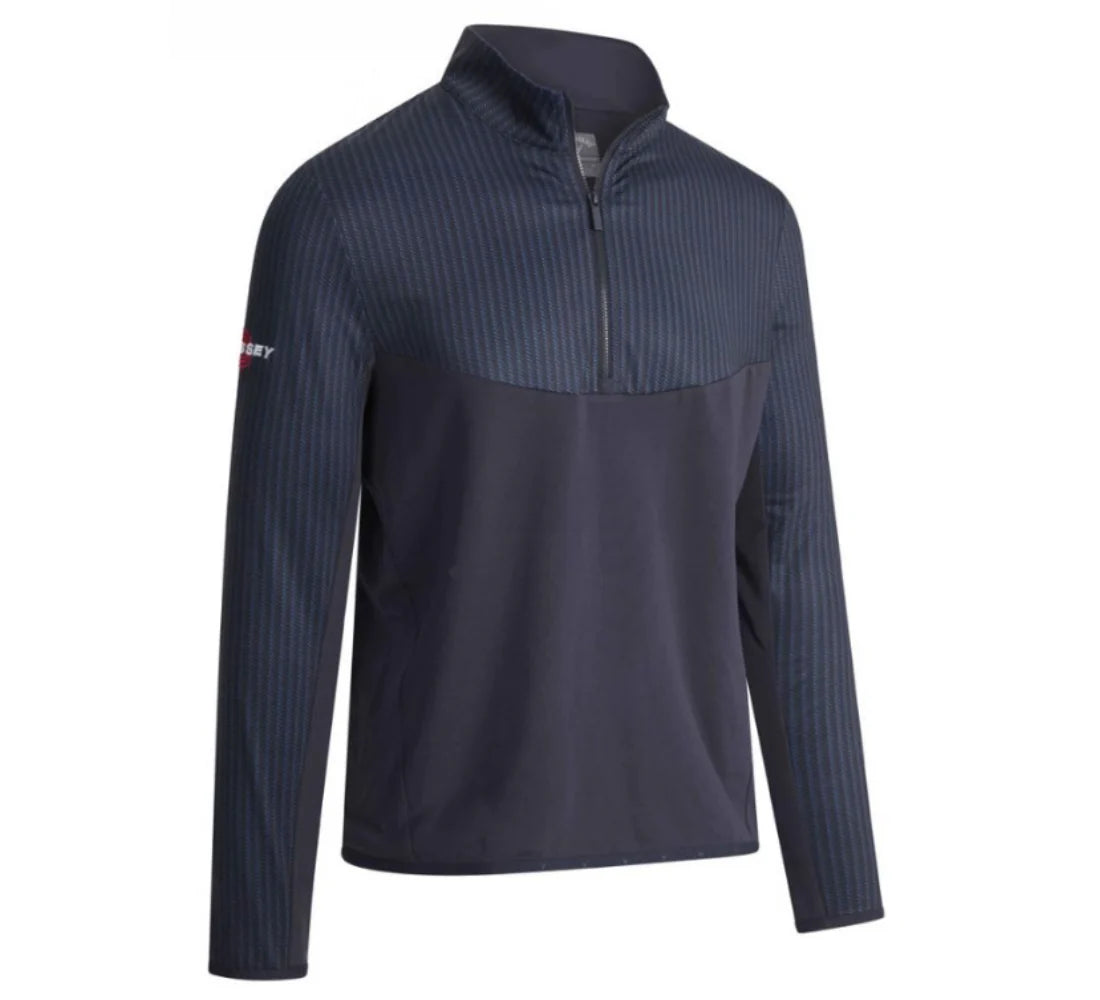 Callaway Mens Odyssey Long Sleeve 1/4 Zip Golf Chillout - Peacoat - CGKSB0B0 ⛳️