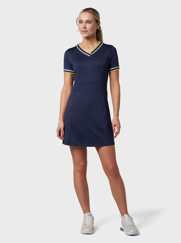 Callaway V-Neck Women's Dress In Peacoat - CGDSD005GG⛳️