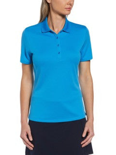 Callaway Ladies Solid Swing Tech™ Polo - Ibiza Blue - CGKSA0A7⛳️