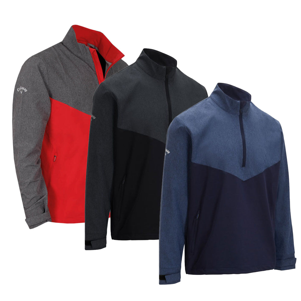 Callaway Heather 1/4 Zip Golf Wind Jacket - CGRFB032