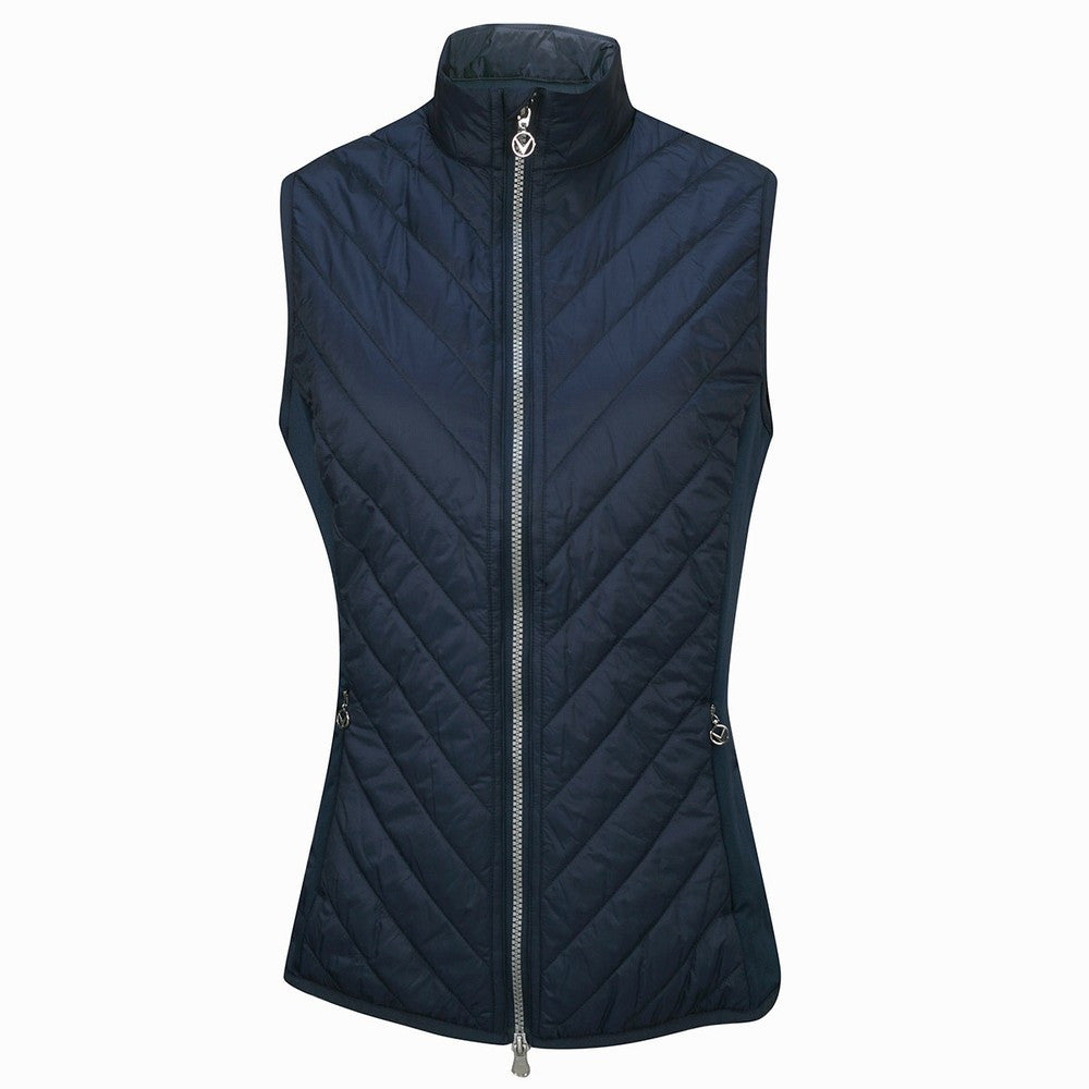 Callaway Lightweight Chevron Quilted Vest in Peacoat CGVSC057 ⛳️