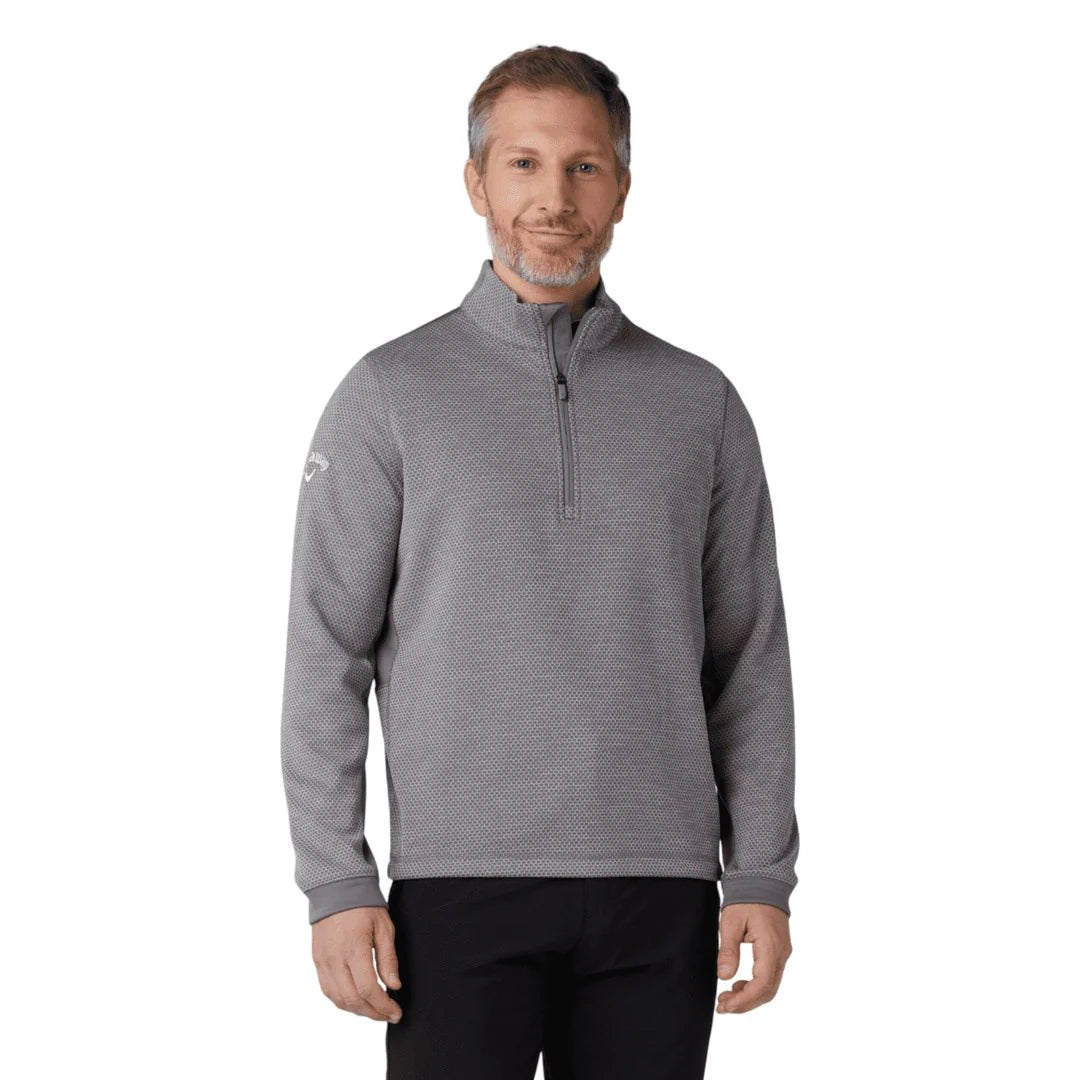 Callaway Hex Textured 1/4-Zip Golf Fleece - CGKFD040⛳️ - Just