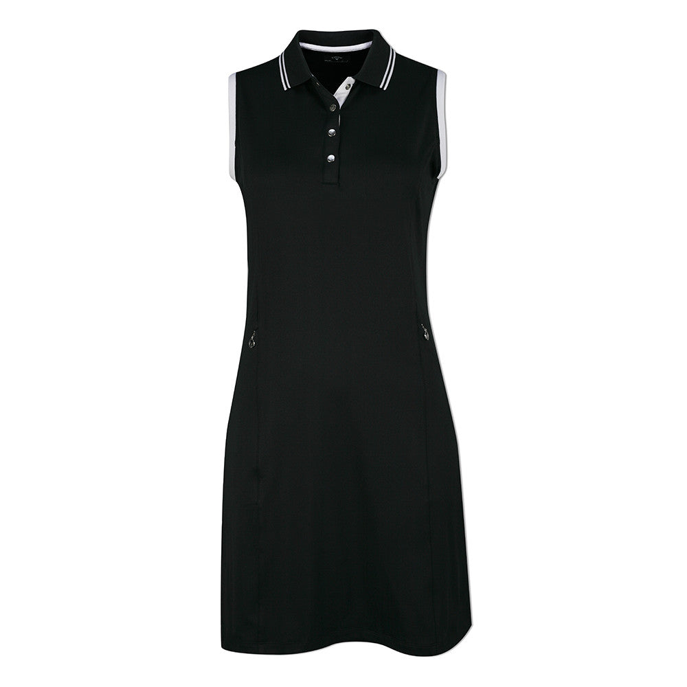 Callaway Ladies Sleeveless Polo Dress - Caviar - CGQS9000⛳️