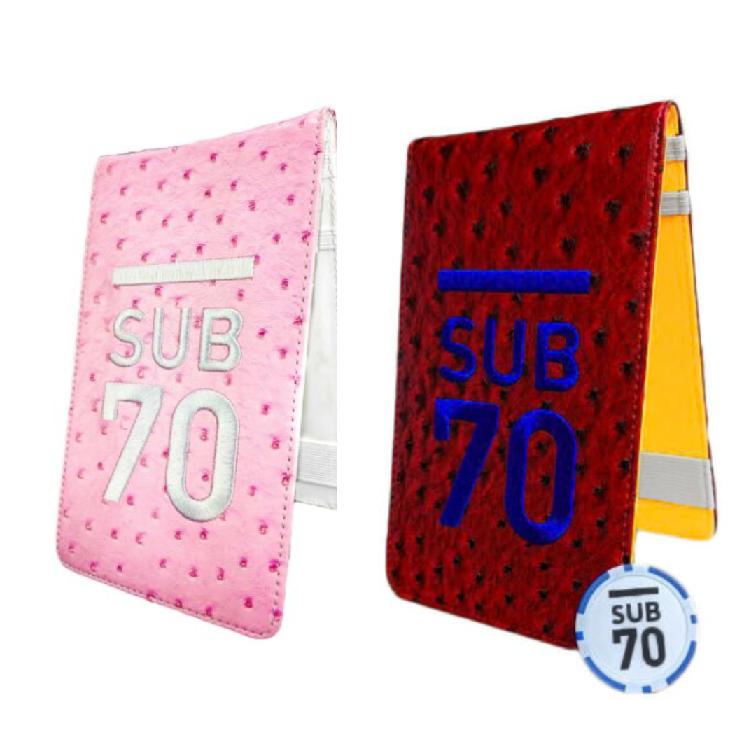 Sub70 Golf Tour Scorecard Yardage Book Holder Classic Collection⛳️