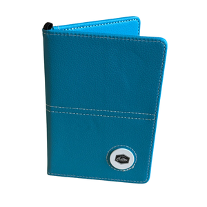 Synthetic Leather Golf Scorecard Cover Holder + Callaway Customs Magnetic Ball Marker