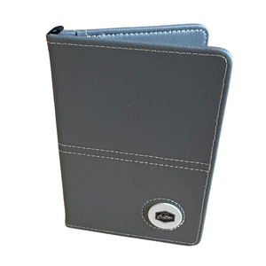 Synthetic Leather Golf Scorecard Cover Holder + Callaway Customs Magnetic Ball Marker