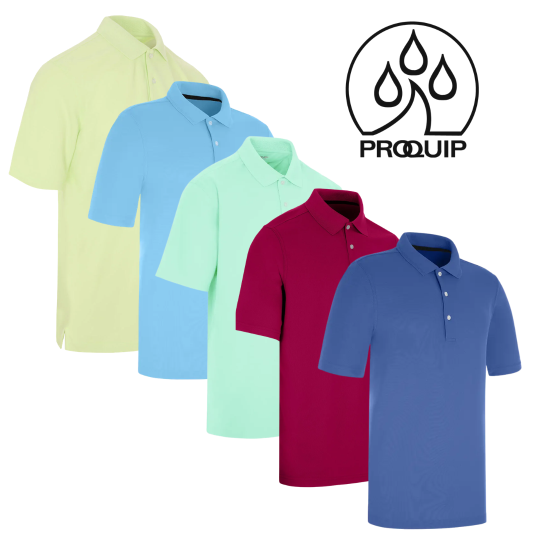 ProQuip Mens Pro Tech Pique Polo Shirt