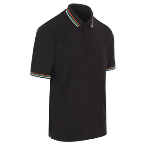 ProQuip Mens Striped Collar Golf Polo Shirt