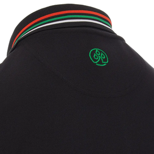 ProQuip Mens Striped Collar Golf Polo Shirt