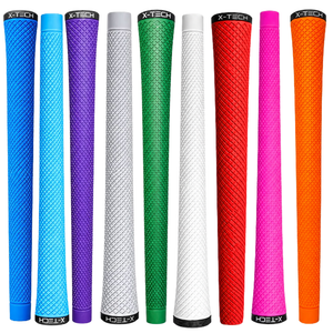 X-Tech Golf Grips Coloured Standard/Midsize. 50% DISCOUNT CODE: REGRIP